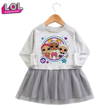 

2020 LOL Surprise Girls Dress Baby Girl Dress Cotton Tulle Dress Children's Baby's Western Dress Girls Clothes Kids Clothes