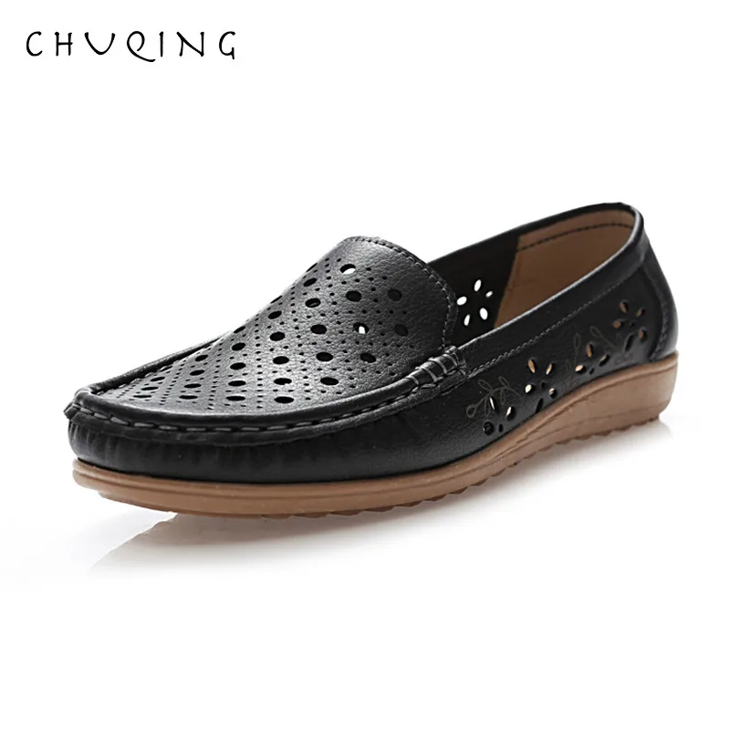 

CHUQING Summer Sandals Flat Bottom Fashion Breathable Casual Shoes White Nurse Shoes Women's Shoes Soft Bottom