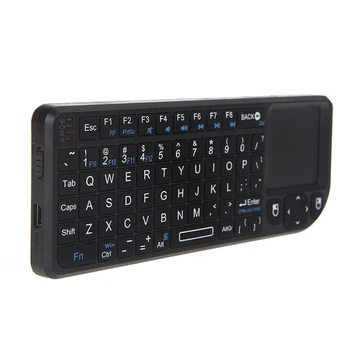 

A8 USB Receiver TV Backlight English Layout Multifunctional Fly Mouse Durable Mini Wireless Keyboard With Touchpad Projector ABS