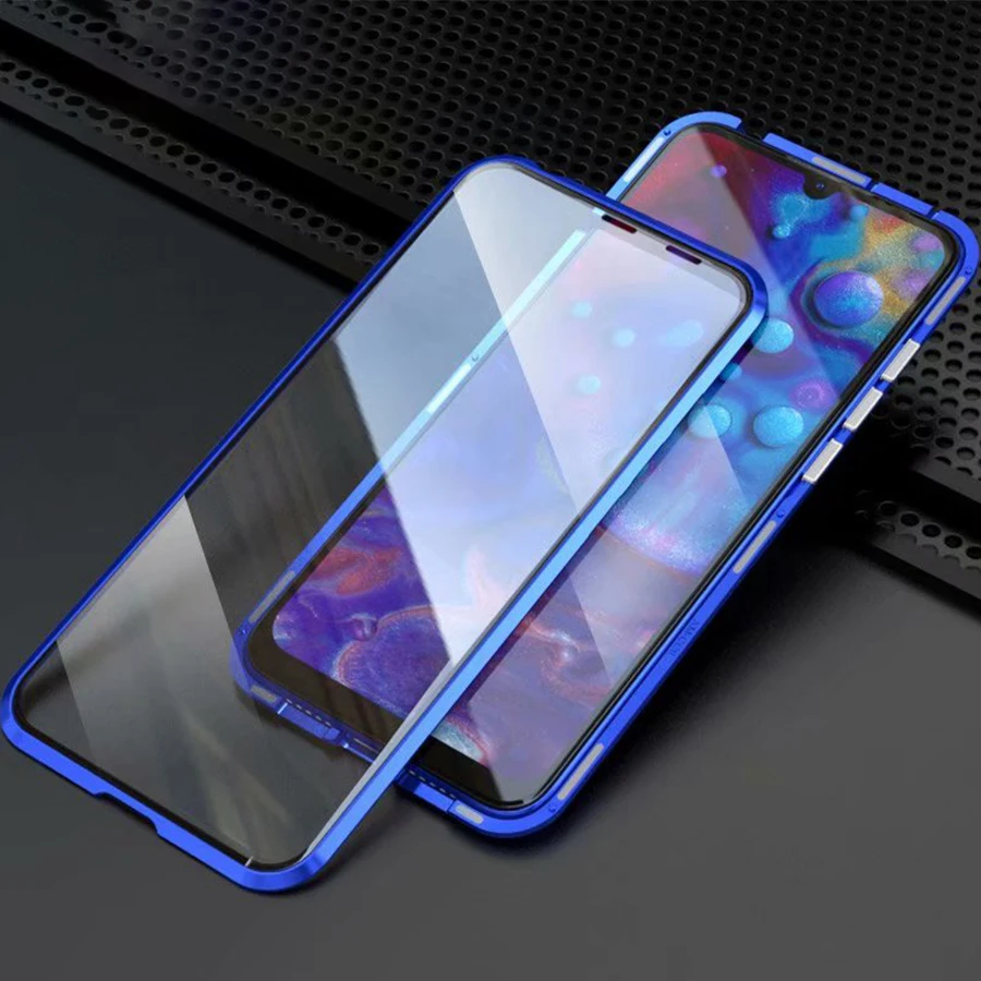 360 двойной прозрачный стеклянный магнитный металлический чехол для Xiao mi Red mi K20 Note 7 8 Pro mi Cc9 Cc9e 9 Se 9t Note 10 Pro 128gb Global Cover