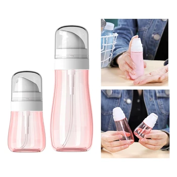 

1Pcs Refillable Bottles Transparent Empty Spray Bottles 50ml/100ml Plastic Mini Refillable Container Empty Cosmetic Containers