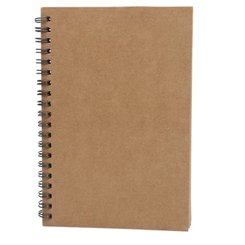

Reeves Retro Spiral Bound Coil Sketch Book Blank Notebook Kraft Sketching