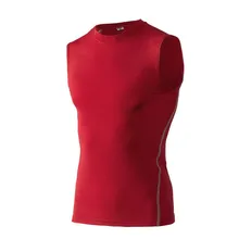 Мужская майка для бега, компрессионные трико для фитнеса, майка, спортивная одежда, летняя спортивная рубашка для тренировок, быстро сохнет, без рукавов