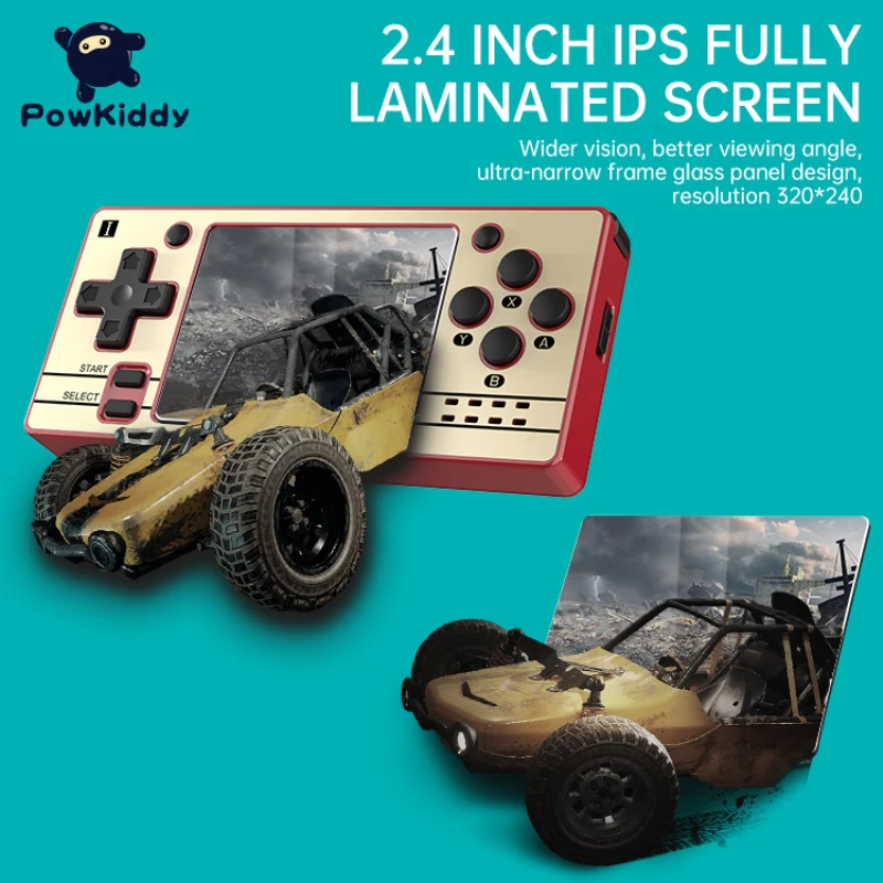 POWKIDDY Q20 ̴  ܼ Ʈ 2.4 ġ OCA ü  IPS ũ ޴ ܼ 2000  PS1 ο  ÷̾  