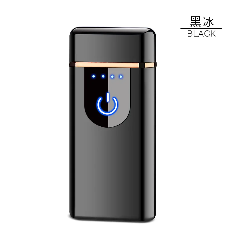 

Touch Sensing Windproof Electronic Ultra-Thin Electric Heating Wire Cigarette Lighter USB Charging Lighter Environmental Goods
