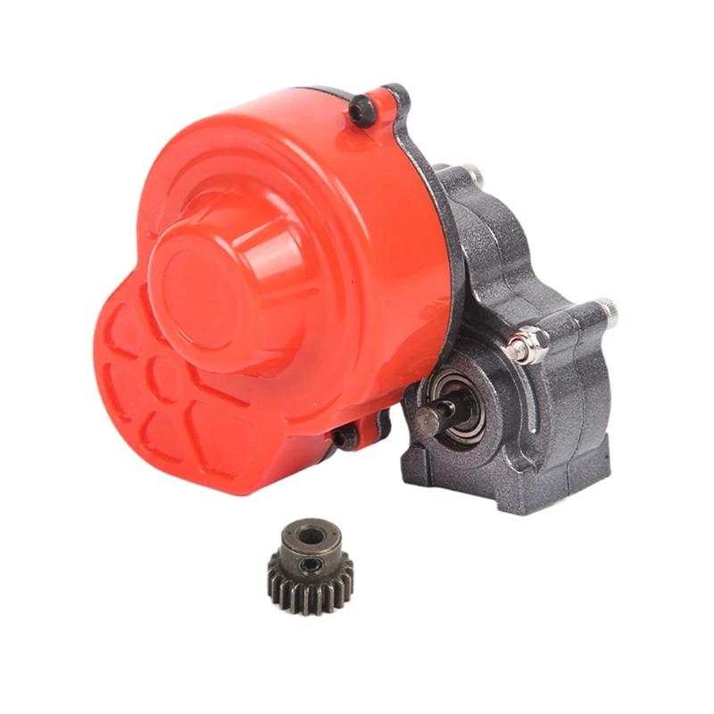 Metal Complete Gearbox Transmission Box with Motor Gear for Axial SCX10