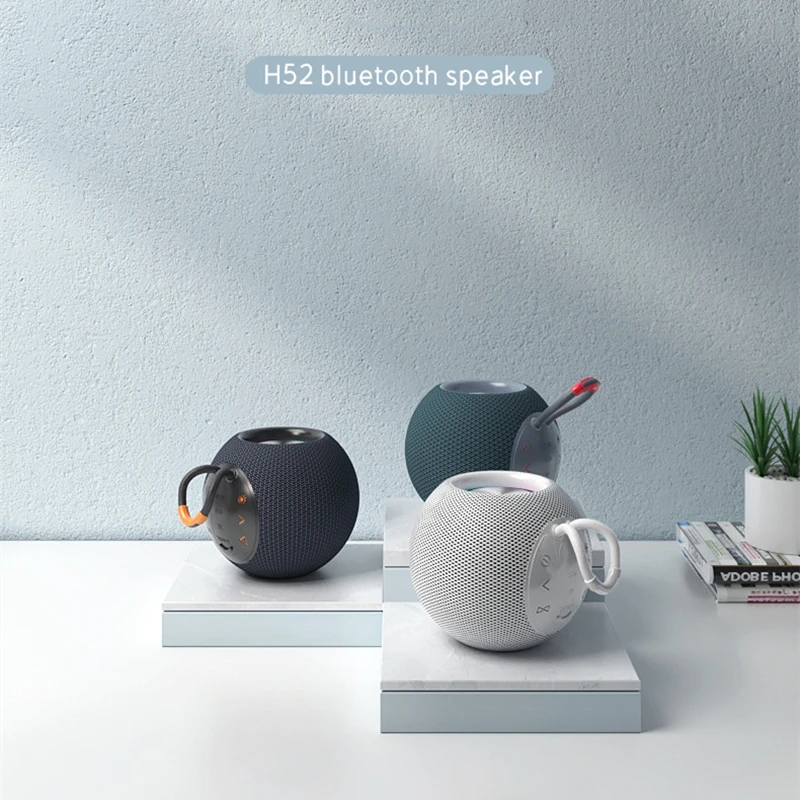 Креативная круглая уличная Bluetooth-Колонка H52 Портативная Беспроводная колонка IPX6