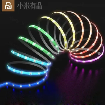 

Youpin EZVALO Smart LED Strip 5m Extendable USB Wireless Intelligent Remote Control Strip For Party Dedroom Sweet Time With App