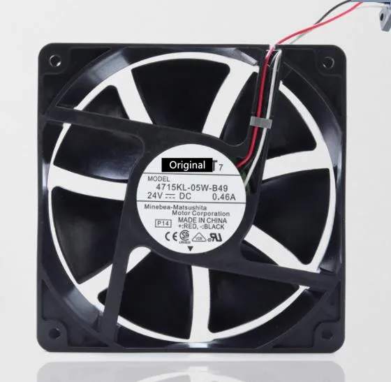 

Original 100% working Blowers 4715KL-05W-B40 12038 12cm 120mm DC 24V 0.46A Axial industrial server computer cooling fans