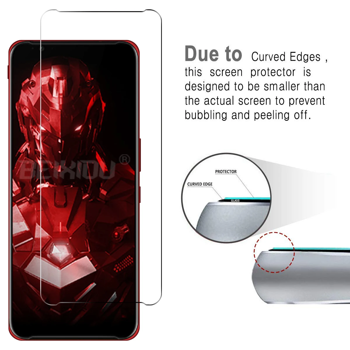 2 шт Полное закаленное стекло для zte Nubia Red Magic 3 S Защита экрана 2.5D 9h закаленное стекло для zte NUBIA RED MAGIC 3 S