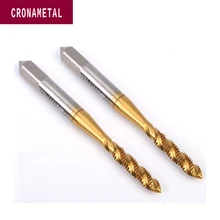 CRONAMETAL UNC threading tool standard HSS Spiral Fluted Taps with TIN coating thread machine tap