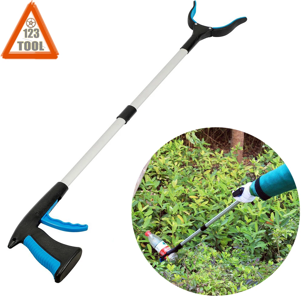 

Trash Picker Foldable Reptile Snake Tongs Stick Grabber Foldable Catcher Wide Jaw Tool Heavy Duty Pest Control Products 81CM