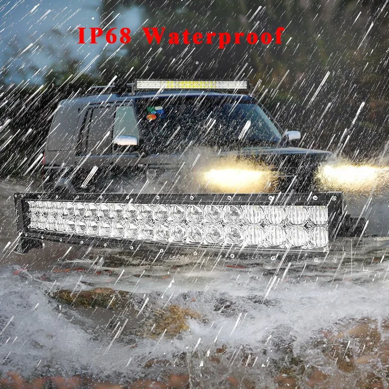 CREK 8 14 21 31 41 50 ”5D прямой внедорожный светодиодный светильник 4x4 ATV SUV светодиодный бар для Jeep 4WD 4x4 внедорожный внедорожник ATV Грузовик Лодка автомобиль