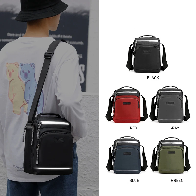 Weysfor 2023 New Shoulder Bags Men Tote Messenger Bag Strong Fabric Bags Casual Style Crossbody Bags 2020 Multiple Pockets