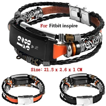 

Top Quality Leather Watch Wrist Bands for Fitbit Inspire Strap Replace Smart Bracelet for Fitbit Inspire Band Watch Accessories