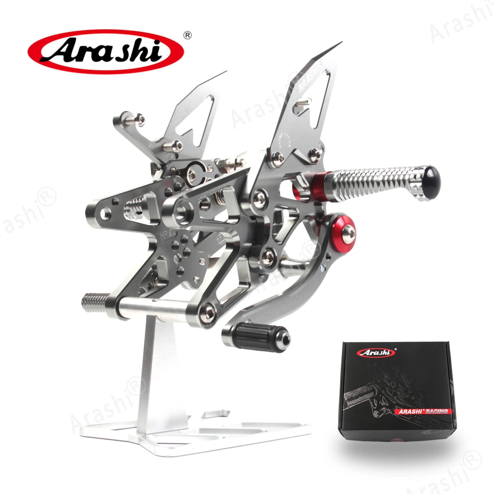 Подножки для мотоцикла Arashi CNC Регулируемые подножки BMW HP4 S 1000 RR S1000RR 2009 - 2014 2010 2011 2012