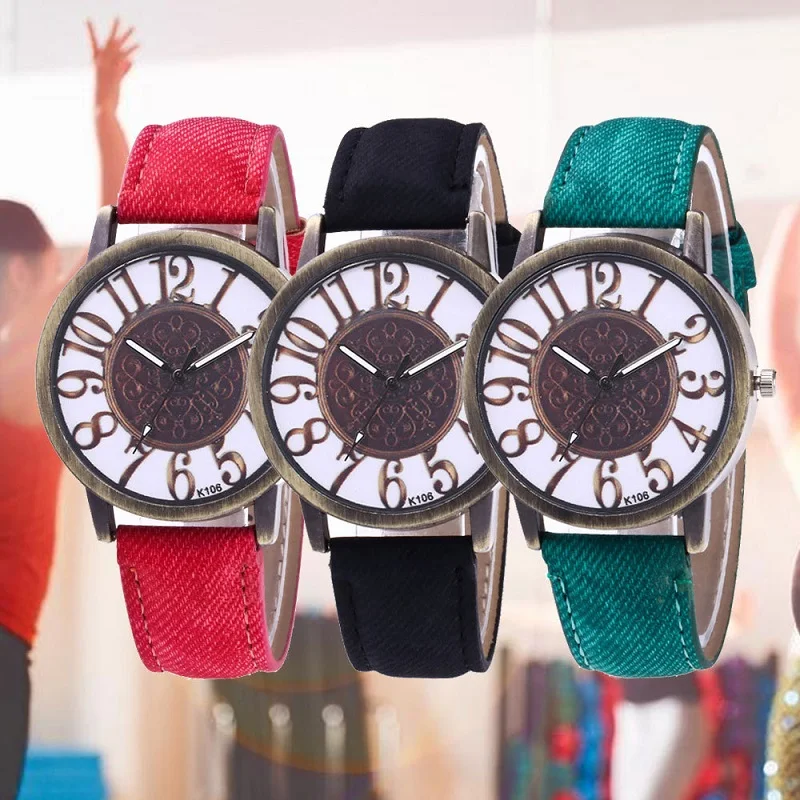 

1Pcs Quartz Leather Watchband Fine Movement Gift Men's&Women's Business Motion Leisure Trendy Waterproof 2019NEW Hot Personality