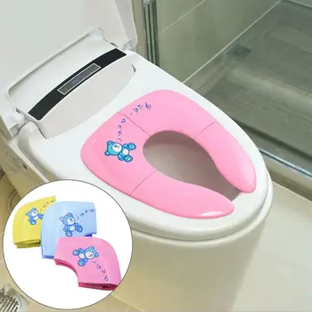 

Folding Potty Training Seat Toddler Kids Baby Non Slip Pad Home Travel Portable Toilet Cover Cushion Children Pot Chair Pad