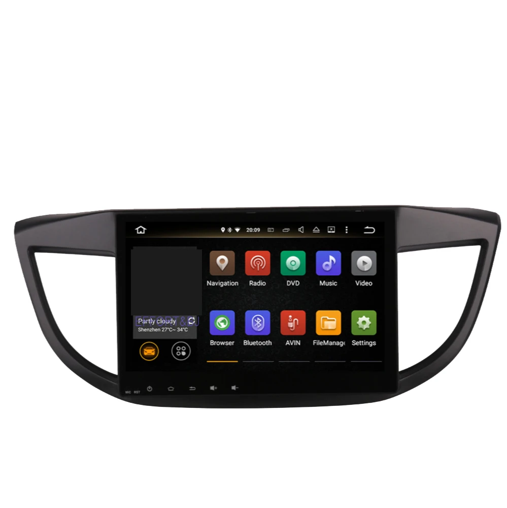 Android 10 1 "Автомобильная GPS-навигация для Honda CR-V 2012-2016 автомобильное радио стерео