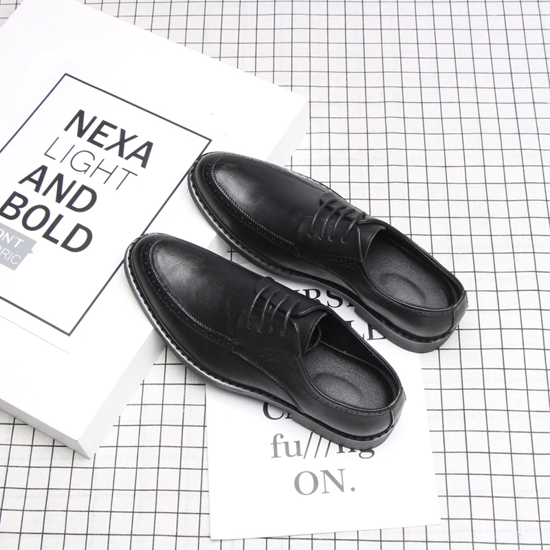 Размеры 37-48; Мужская официальная обувь; Удобная стильная деловая официальная обувь для мужчин;#907