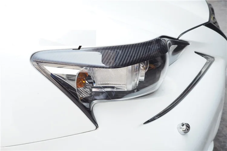 

Carbon Fiber Headlight Eyelids Eyebrows for 2013-2016 Lexus IS300 IS200t IS300H