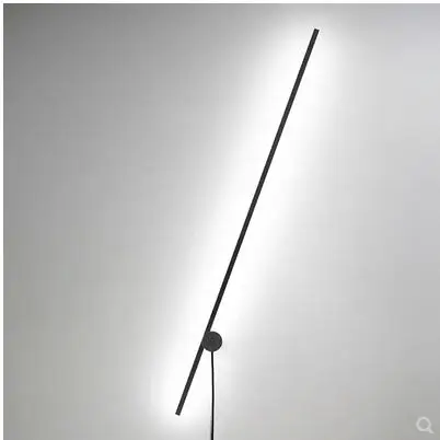 

Nordic simple line wall lamp living room corridor corridor background lamp bedroom bedside minimalist decorative lamps rotatable