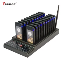 Guest Pagers Button Call Waiter Vibrating Pager System In Restaurant Cofee For Calling Waiters Wireless queue management system