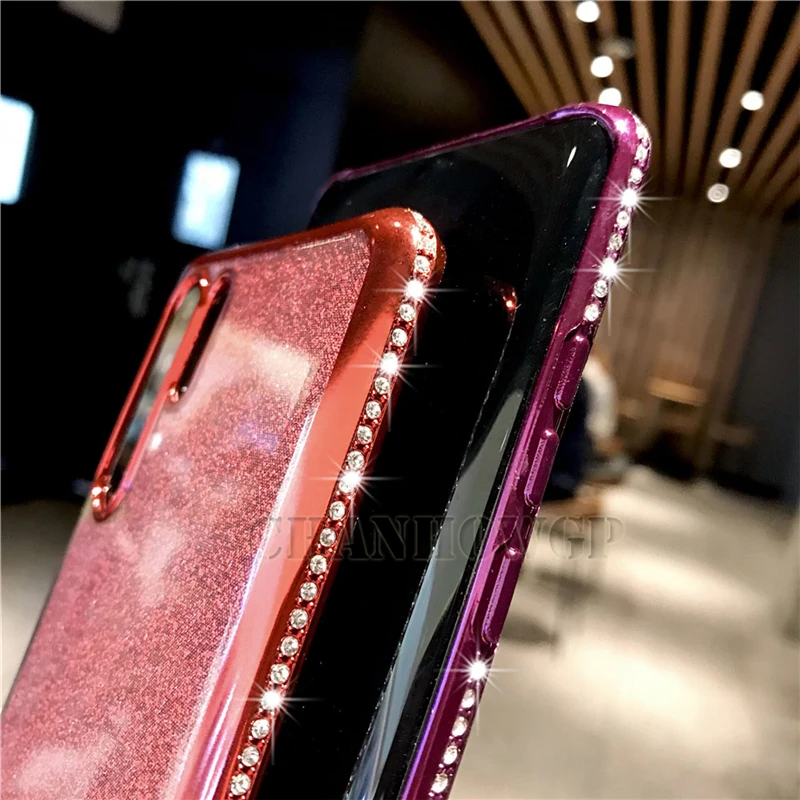 Роскошный Алмазный блестящий чехол для Samsung Galaxy A51 A71 A31 A41 A21S A01 A11 A50 A70 A40 A30 A20 A10 A30S