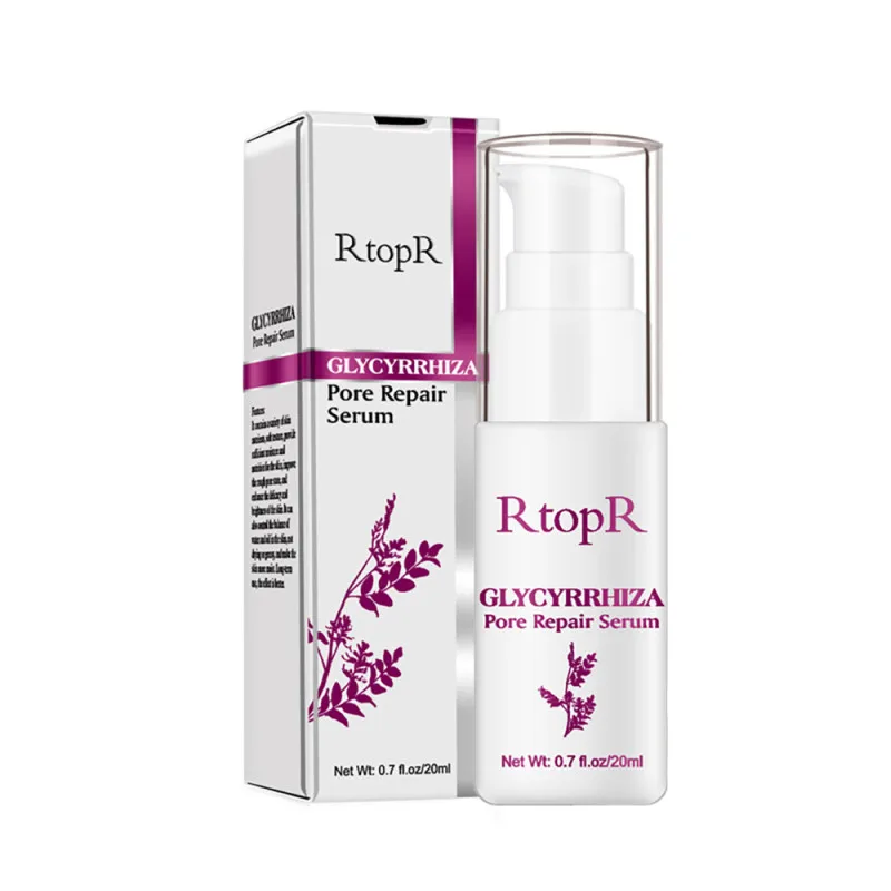

RtopR Glycyrrhiza Face Pore Repair Serum Collagen Face Anti Wrinkle Whitening Cream Oil Control Hydrating Effective Shrink Pores
