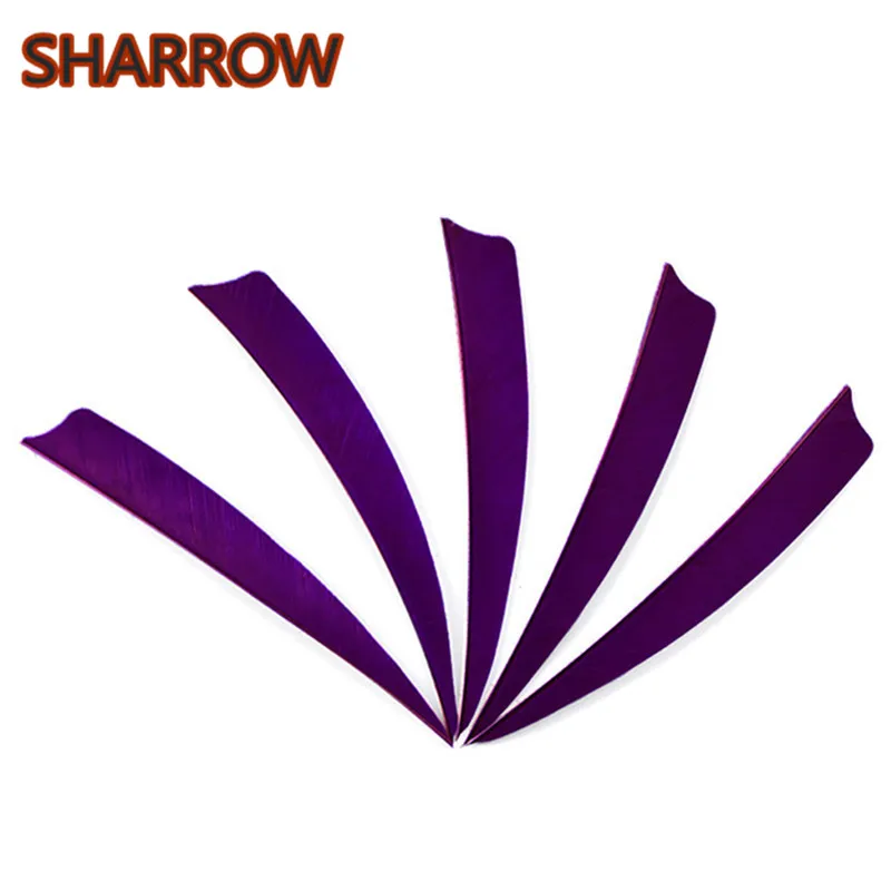 

50Pcs Archery Arrow Feather 5" Arrow Turkey Feather Fletching Natural Right Wings Arrow DIY Tools Practice Shooting Accessories