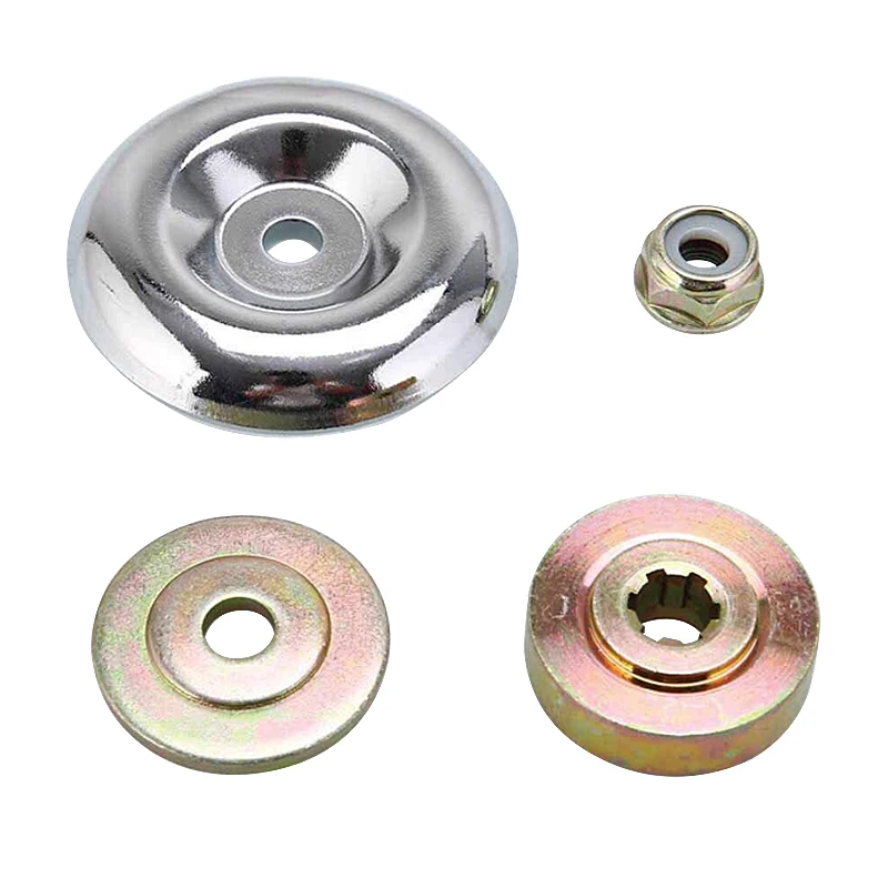 

4 PCS/set Gearbox Metal M10 Nut Fixing Kit Strimmer Brushcutter Replacement Kits Garden Power Equipment Lawn Mower Accessories