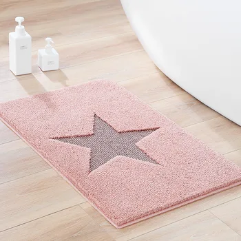 

Star Pattern Kitchen Mat Bath Carpet Floor Mat Home Entrance Doormat Absorbent Carpets For Living Room Modern Simple Kitchen Rug