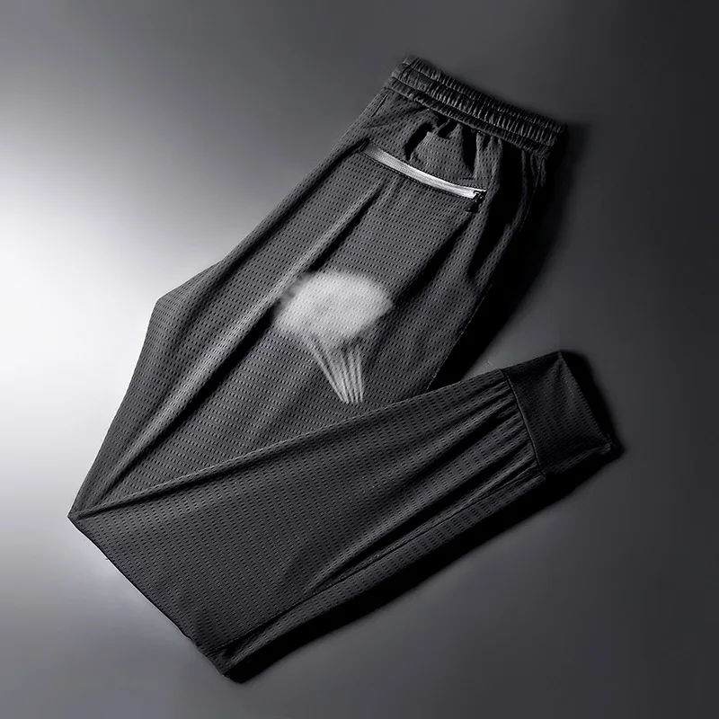 

Summer New Style Men Breathable Thin Elasticity Comfortable Pants BOY'S Students Loose-Fit Capri Pants Sports Skinny Pants