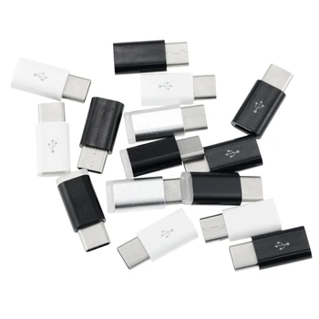 

5PCS Mobile Phone Adapter Micro USB To USB C Adapter Microusb Connector for Adapter USB Type C (Not suit all phone)