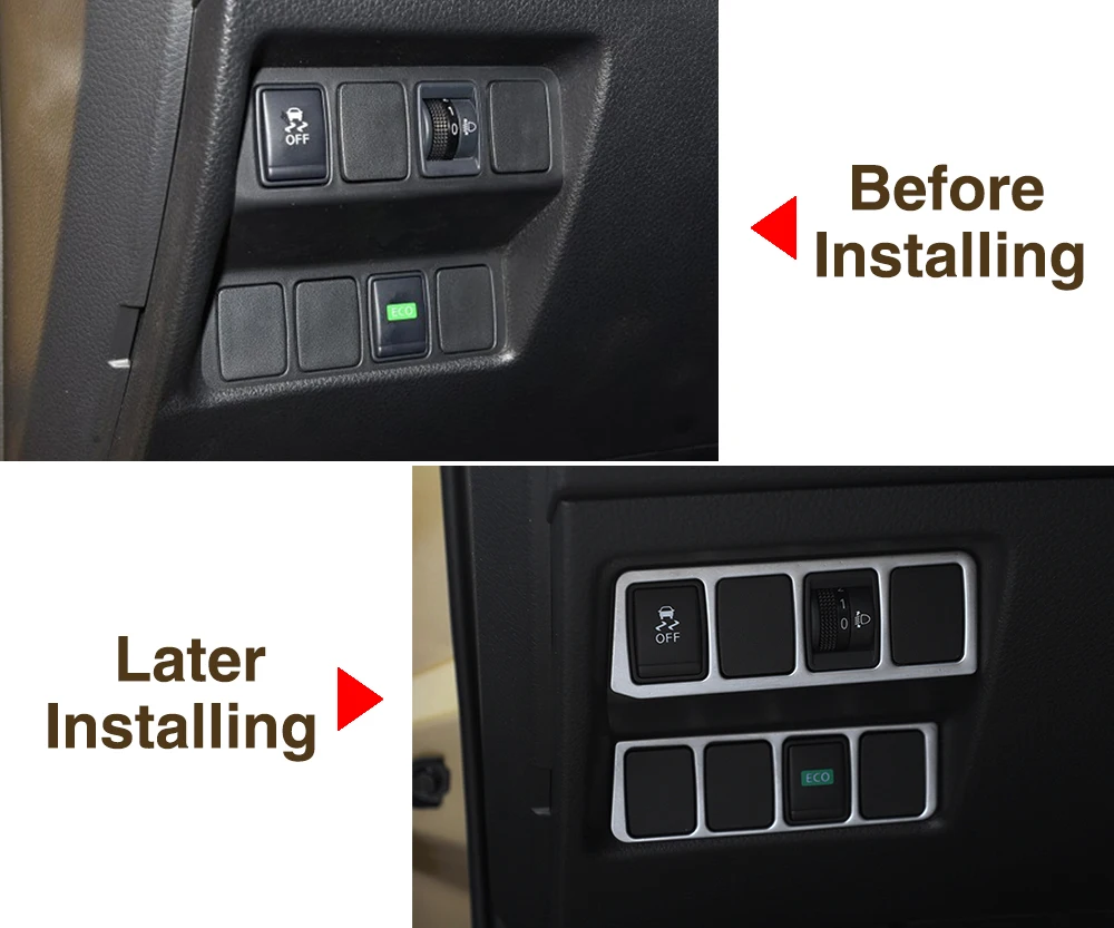 Stainless-Steel-Car-styling-Headlight-switch-control-panel-decorative-box-For-Nissan-Qashqai-J11-2014-2015 (2)