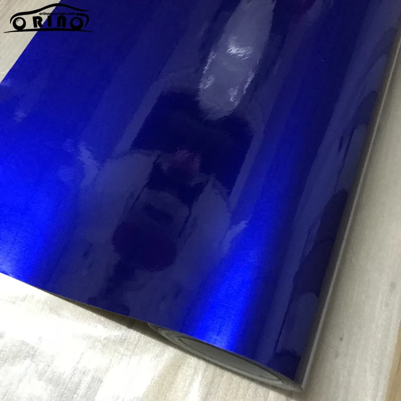 Blue Gloss Metallic Vinyl Film Sticker-2