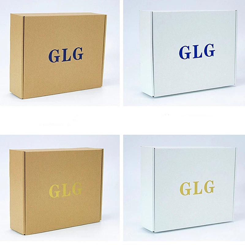 100 Stück Geschenkbox mit individuellem Logo, farbiger Karton, kleine Geschenkverpackungsbox, Perückenprodukte, Expressversandkarton, Kraftpapierkarton – Detail 20