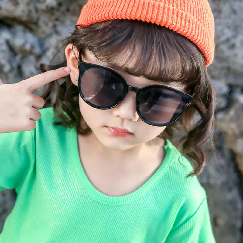 Модные Винтаж детские солнцезащитные очки "кошачий глаз" для женщин Gafas детские, для малышей UV400 спортивные солнцезащитные очки для мальчиков и девочек, Oculos De Sol