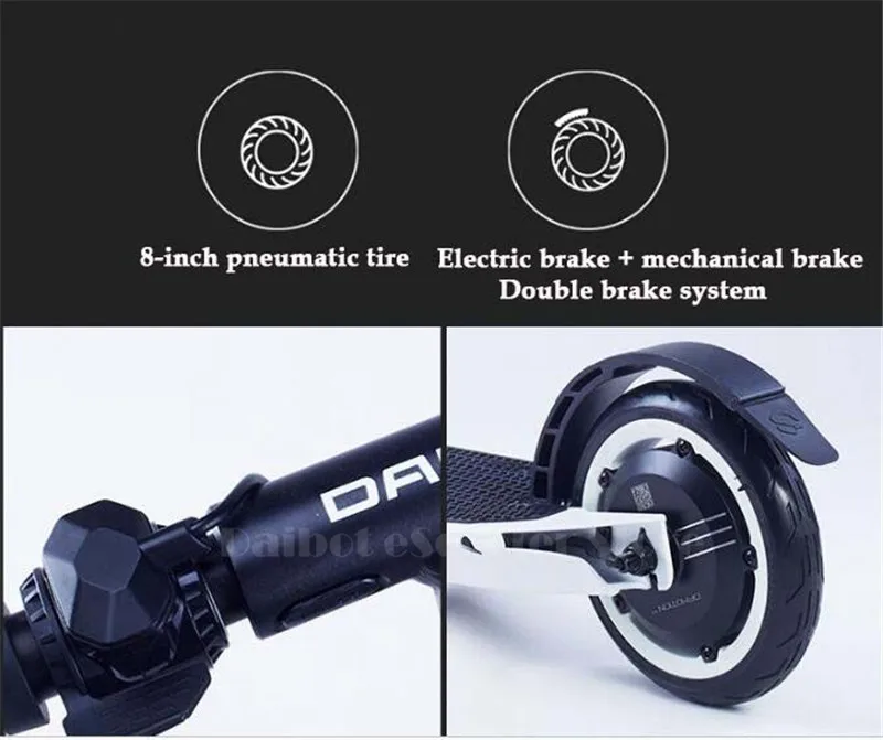 Foldable Electric Scooter 8 inch 2 Wheel Electric Scooters 48V Brushless Motor 250W Lightweight Electric Kick Scooter For Adults ( (26)