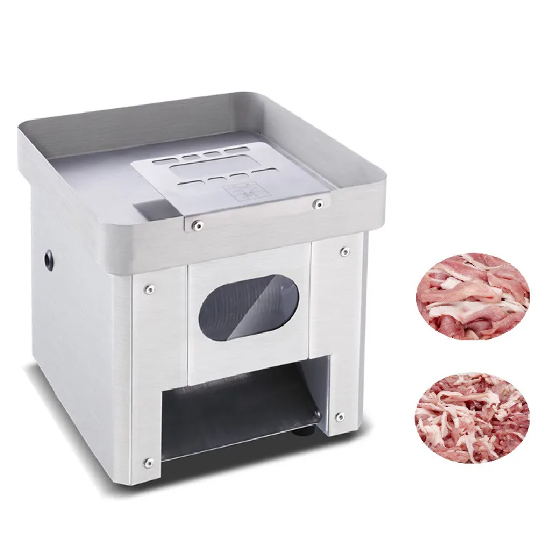 

BEIJAMEI Commercial Meat Slicer Fully Automatic 850W Shred Slicer Dicing Machine Electric Vegetable Cutter Grinder