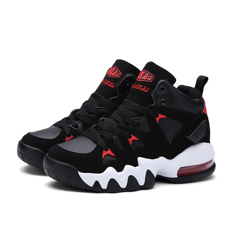 LEIXAG/Баскетбольная обувь унисекс; кроссовки для тренировок на открытом воздухе для пар; баскетбольная спортивная обувь с воздушной подушкой; Jordan; спортивная обувь - Цвет: Red