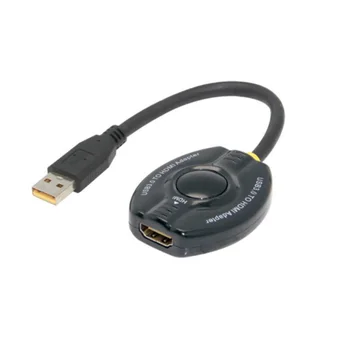 

USB 3.0 to HDMI HD 1080P Converter Cable Multi Display Graphic Adapter for PC Laptop Audio Projector HDTV LCD