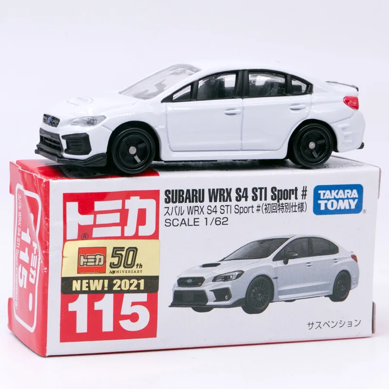 Tomica Takara Tomy Diecast Car Model Gift 115# 1/62 Subaru WRX S4 STI Sport