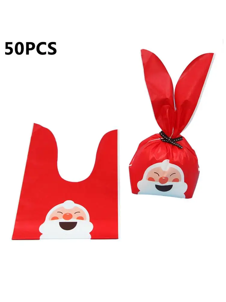 50PCS Christmas Apples Bag Christmas Gift Packing Bag Wrap Pocket for Christmas Wedding Party Birthday Engagement Holiday Favor