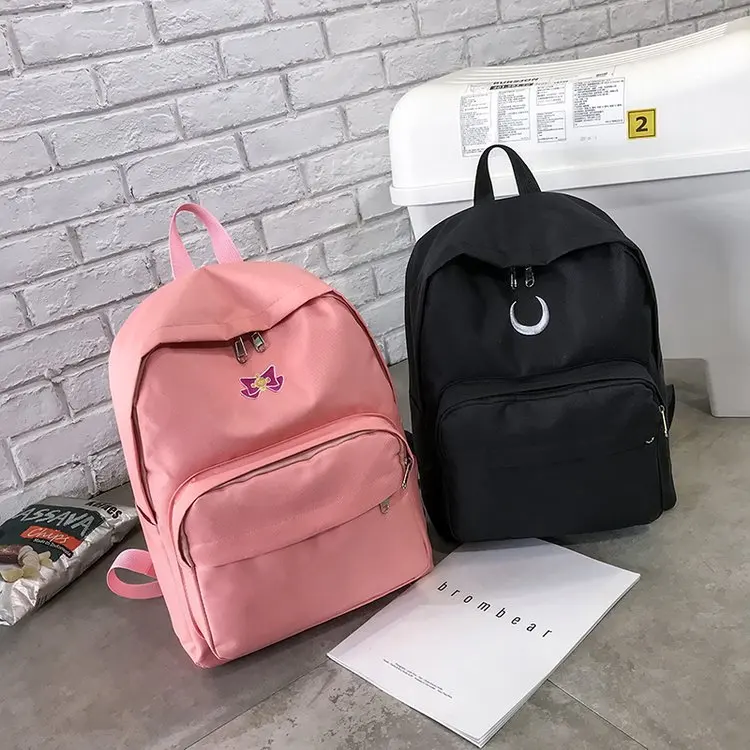 

Backpack Women's 2019 Autumn And Winter New Style Casual Canvas Travelling Bag Women's School Bag