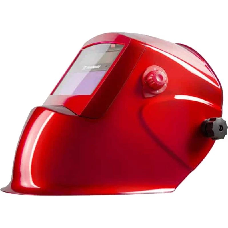 Маска сварщика FOXWELD КОРУНД-2 красная (ф-р 7100V) (срабатывание 1/25000с 92х42 мм затемнение