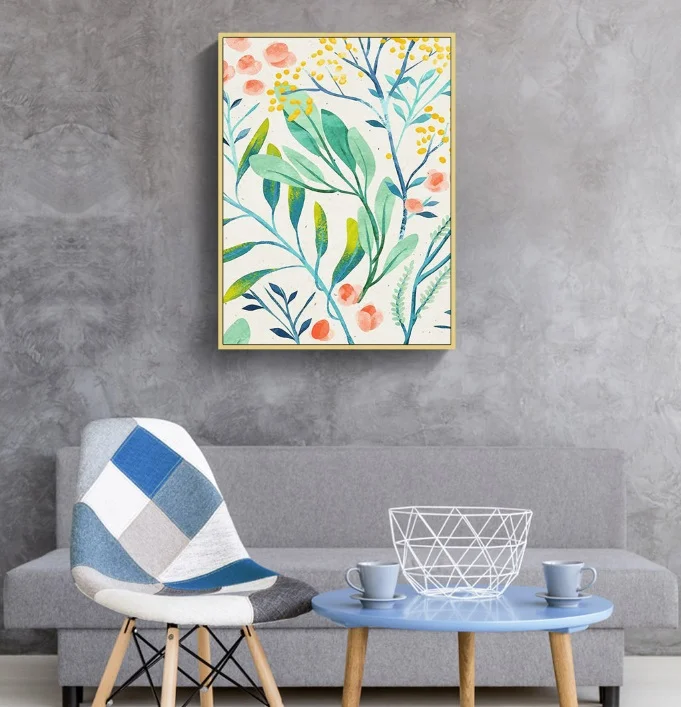 

Wall Art Canvas Painting Nordic Tree Branches Print Picture Decorative Painting Modular Picture for Living Room
