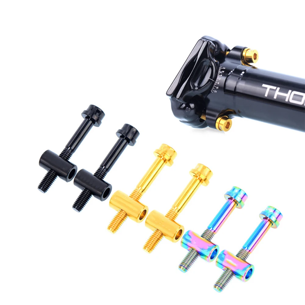 Bike Seat Post Fixed Bolts TC4 Titanium Alloy M5*30/40MM MTB Road