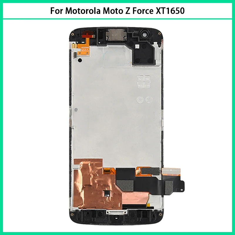 Оригинальный 5 дюймов для Motorola Moto Z Force XT1650 ЖК-дисплей сенсорный экран дигитайзер