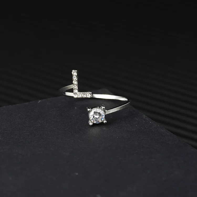1 шт серебристые кольца для женщин, вечерние кольца, ювелирный подарок на палец для Святого Валентина, вечерние сувениры